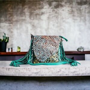 NWT Myra Tellard Falls Turquoise Conceal Carry Bag